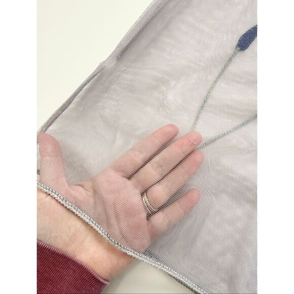 Moschino Cheap and Chic Sheer Mesh Embroidered Cami Slip Dress NWT XS Y2K - Picture 5 of 10